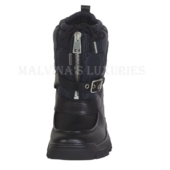GUCCI BOOTS MENS QUILTED GG LOGO NYLON CHUNKY LUG SOLE ANKLE sz 9 / 9.5 US main image 4